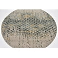 thumbnail image 2 of Unique Loom Chimera Round Geometric Modern Area Rugs, Beige, 2 of 7
