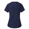 thumbnail image 3 of Hurxie Scrubs Set for Women Nurse Uniform Jogger Suit Stretch Top & Pants with Multi Pocket for Nurse Workwear Navy,S, 3 of 6