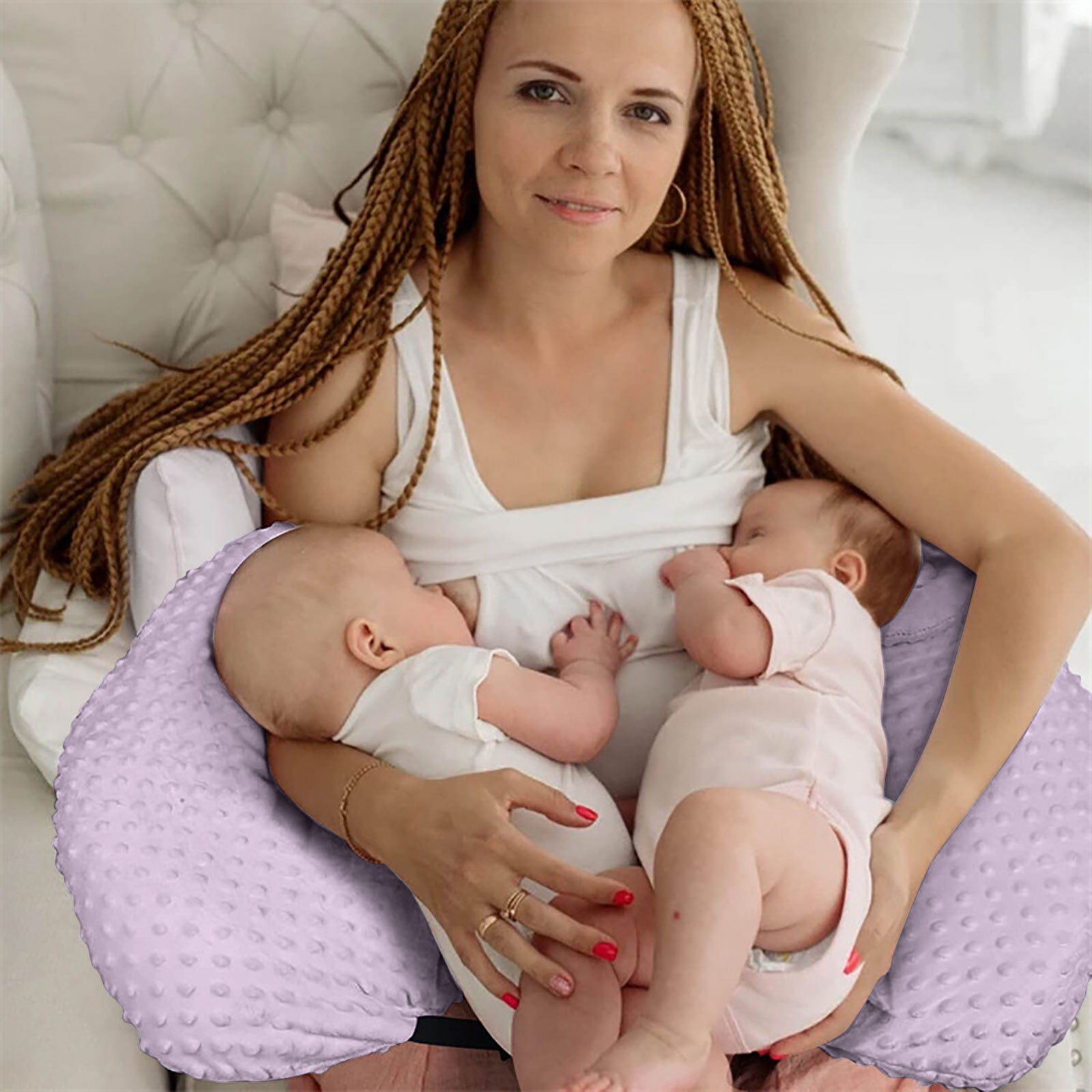 Comfortable Baby Feeding Pillow Ergonomic Design For Breastfeeding Bottle Feeding Support Functional Portable For Everyday Use Silk Pillows for Hair And Skin Travel Satin Pillowcase Satin Envelope