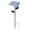 Light Blue, variant on HAHUT Handmade Metal Flower Garden Stake with Bee Bowl, Decorative Garden Pollinator Watering Station, Weather-Resistant Yard Art Decor Gift for Bird Lovers (Light Blue)