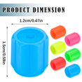 thumbnail image 4 of CozeLy Glow in the Dark Tire Valve Caps LED Light Luminous Car Decor Accessories for Vehicle Motorcycle Neon Valve Stem Caps 1 Piece, 4 of 9