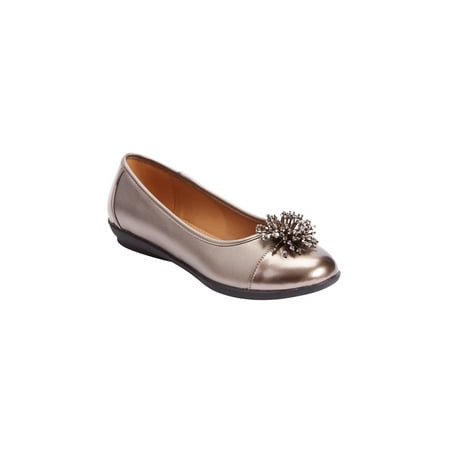

Comfortview Women s Wide Width The Jancis Flat Shoes