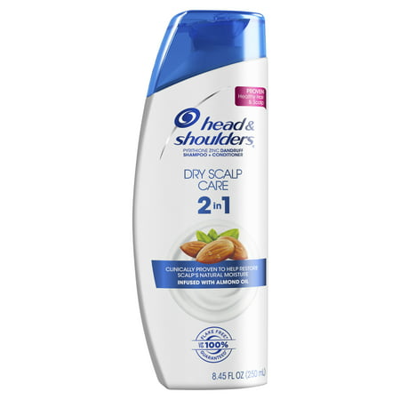 Head and Shoulders Dry Scalp Care Anti-Dandruff 2 in 1 Shampoo & Conditioner, 8.45 fl (Best Way To Moisturize Dry Scalp)