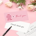 thumbnail image 4 of LNGOOR 50pcs Thank You Card Exquisite Card  For Business  Baby Shower  Wedding  Small Business  Graduation  Bridal Shower, 4 of 7