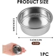thumbnail image 2 of 51mm Pressurized Filter Basket 2 Cups Stainless Steel for Espresso Semi-Automatic Coffee Machine, Double Layer Portafilter for Americano Cappuccino Barista, 2 of 4