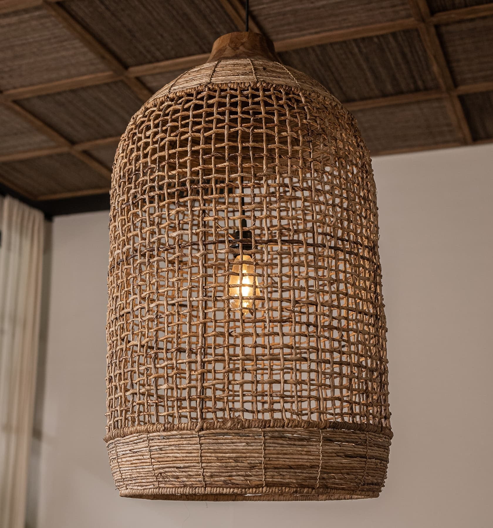 Arturesthome Brandy Koi Lampshade Hanging Ceiling Light Handmade Lampshade