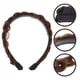 thumbnail image 5 of KAKOWELY Diadema trenzada de pelo falso, diadema ancha para niña, coleta para mujer, 5 of 5