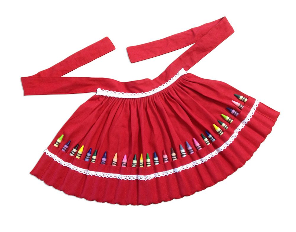 Child To Cherish - Crayon Apron - Red
