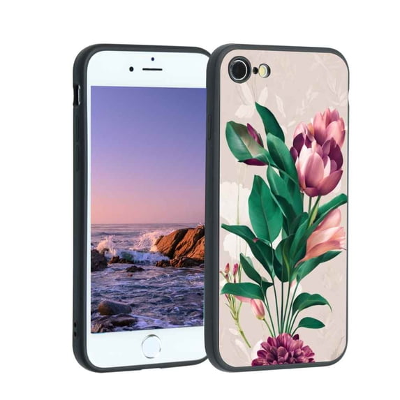 Botanical-3 Phone Case, Degined for iPhone 8 Case Men Women, Flexible Silicone Shockproof Case for iPhone 8