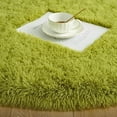 YJ.GWL Round Fluffy Area Rugs Fluffy Carpet Plush Rug for Living Room