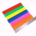 thumbnail image 5 of Boca plana de tubo recto de plástico desechable de paja gruesa de color 200 piezas, 11 mm brillar Electrónica, 5 of 5