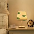 thumbnail image 6 of Ryvnso LED Bedside Table Lamp Clover on Checkered Bedroom Desk Lamps Nightstand Lampshade S, 6 of 7