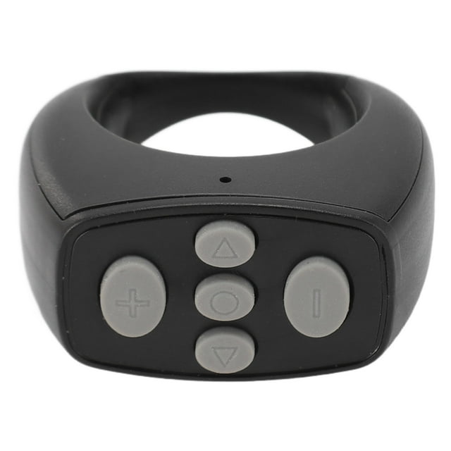 Remote Control Page Turner, Phone Shutter Remote Control Auto Connection with 200mAh Charging Compartment, Smart Scrolling for Selfie Viewing Video Electronic Book