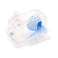 thumbnail image 2 of Bunblic Hamster Cage Exercise Playing Portable Ventilation Breathable Small Animal Cage with Carrying Handle for Rats Rabbits Gerbils transparent blue, 2 of 8