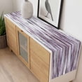 thumbnail image 4 of Purple Vintage Table Runner 48 Inches Long Farmhouse Dress Scarves, Striped Painting Retro Abstract Art Dining Tablerunner for Coffee Table/Kitchen Island/Party Décor, 13" x 48", 4 of 8