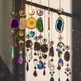 thumbnail image 2 of Crystal Pendant Star Moon Suncatcher Pendant Garden Yard Decorations, 2 of 14