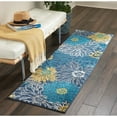 thumbnail image 4 of Nourison Passion Floral Blue 1'10" x 6' Area Rug, (2x6), 4 of 6