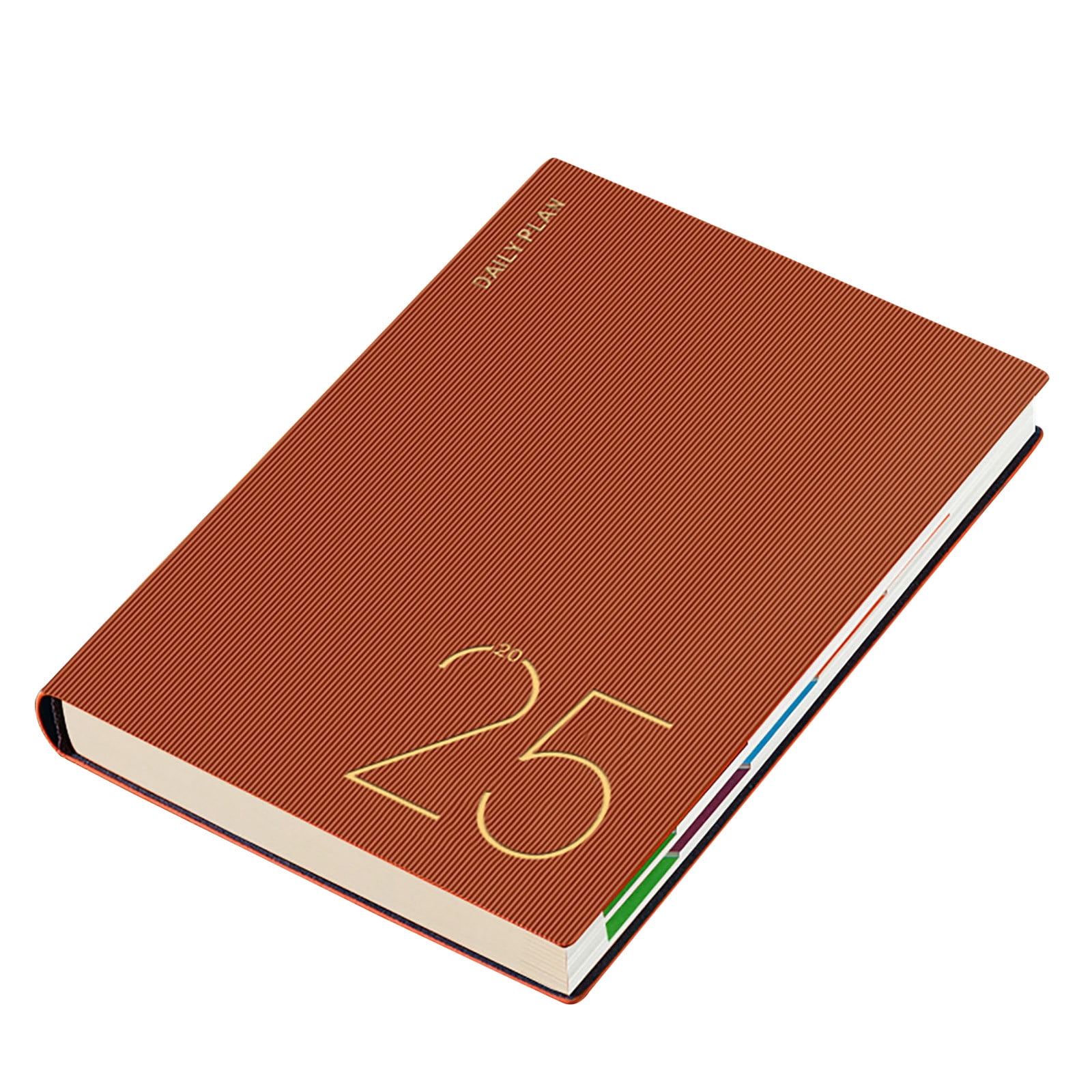 Weekly Planner Notebook Hardcover Calendar Planner With Monthly Tab 80Gsm Thick Paper Daily Planner 365-Day Office Plan