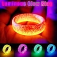 thumbnail image 3 of PurpleAnillo Luminoso Que Brilla En La Oscuridad Anillo Decoración Unisex Anillo Fluorescente Adornos Joyería para Mujeres Hombres, Púrpura6, 3 of 4