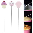 thumbnail image 3 of Cake Tester Needle, Stainless Steel Cake Testing Needles, Practical Cake Tester Skewer Needles, Anti-scalding Bread Doneness Testing Stick, DIY Chiffon Cake Tool Kitchen Gadget B, 3 of 5