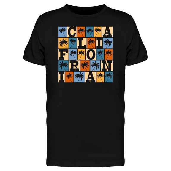 California Palms Squares Tee Men's -Image by Shutterstock