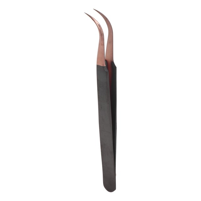 Pinzas De Extensión De Pestañas Postizas, Pinzas De Extensión De Pestañas Individuales De Acero Inoxidable Para Extensión De Pestañas De Volumen