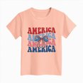 thumbnail image 4 of kpoplk American Flag Shirt Toddler Boys Girls USA Flag Shirts Kids 4th of July T-Shirt Patriotic Tee Tops Outfits(Light Pink,11-12 Y), 4 of 4