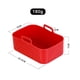 thumbnail image 2 of 2 ollas para freidora de aire, utensilios de cocina para hornear de silicona para Ninja Dz201 Foodi 8qt (rojo) Ehuebsd Libre de BPA, 2 of 7