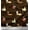 Brown, variant on Soimoi Black Cotton Voile Fabric Designer Bottle & Wine Glass Bar Printed Fabric 1 Yard 42 Inch Wide