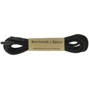 black cotton shoelaces