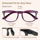thumbnail image 5 of Gafas Blue Light Gaoye Stylish para mujer, paquete de 3, 5 of 8