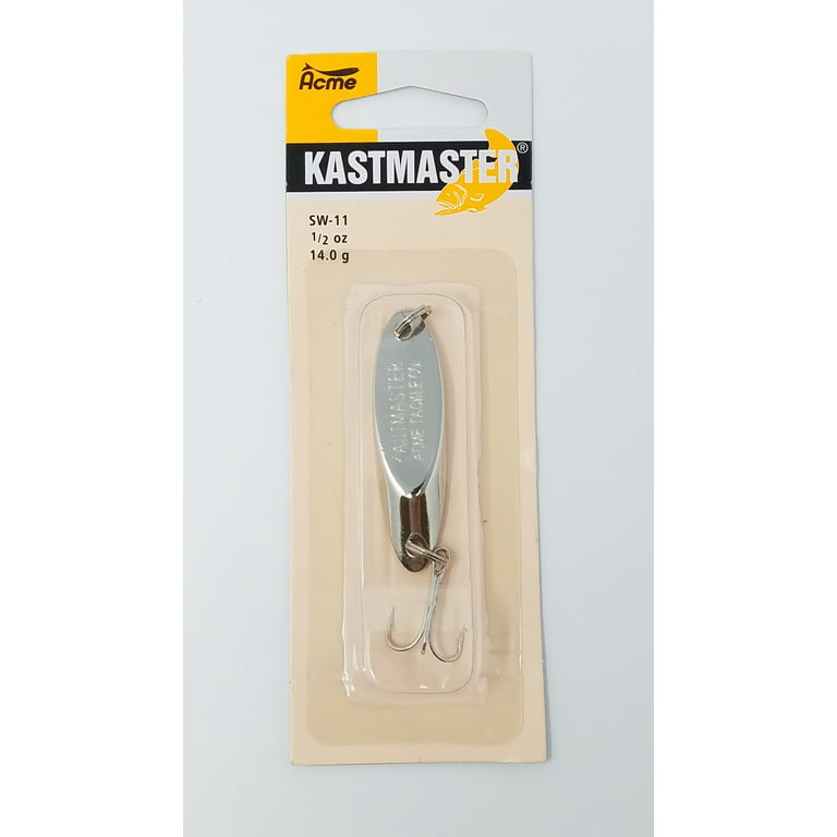 Acme Tackle Kastmaster Fishing Lure Spoon Chrome 1/2 oz. 