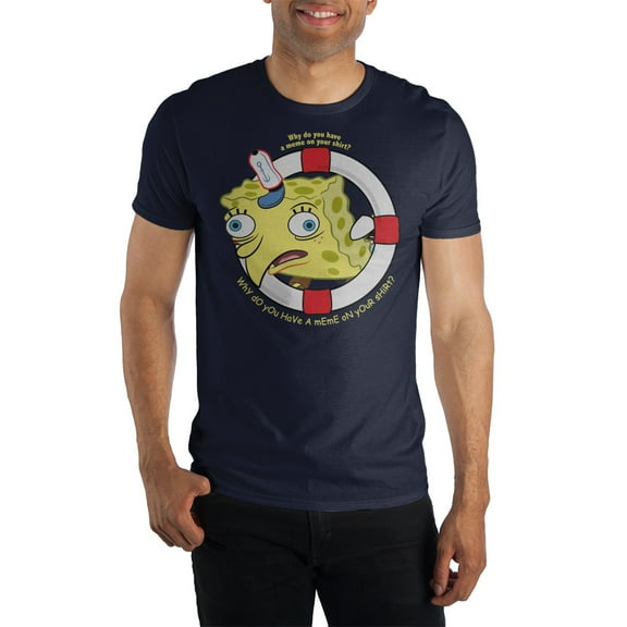 SpongeBob SquarePants 'Warped' Short-Sleeve T-Shirt-3X-Large