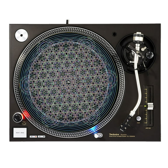 KuzmarK™ 12" DJ Turntable Slipmat - Communication