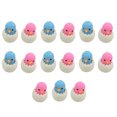 thumbnail image 1 of 15pcs Creative Chick Shaped Eraser Decorative Erasers Student Awards (Random Color), 1 of 8