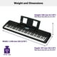 thumbnail image 4 of Teclado portátil Yamaha PSR-EW320 76 teclas sensibles al tacto, 4 of 6