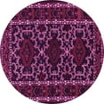 thumbnail image 1 of Ahgly Company Indoor Round Persian Pink Traditional Area Rugs, 8' Round, 1 of 4