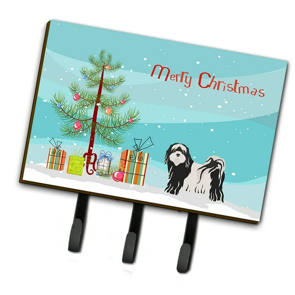 Tibetan Terrier Christmas Tree Leash or Key Holder