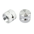 thumbnail image 2 of Unatoiry 2 Pcs Boutons de Dôme de Guitare Réglage Universel Accessoire d'Instrument à Cordes Boutons en Métal Robuste comme Montré 1 Ensemble, 2 of 6