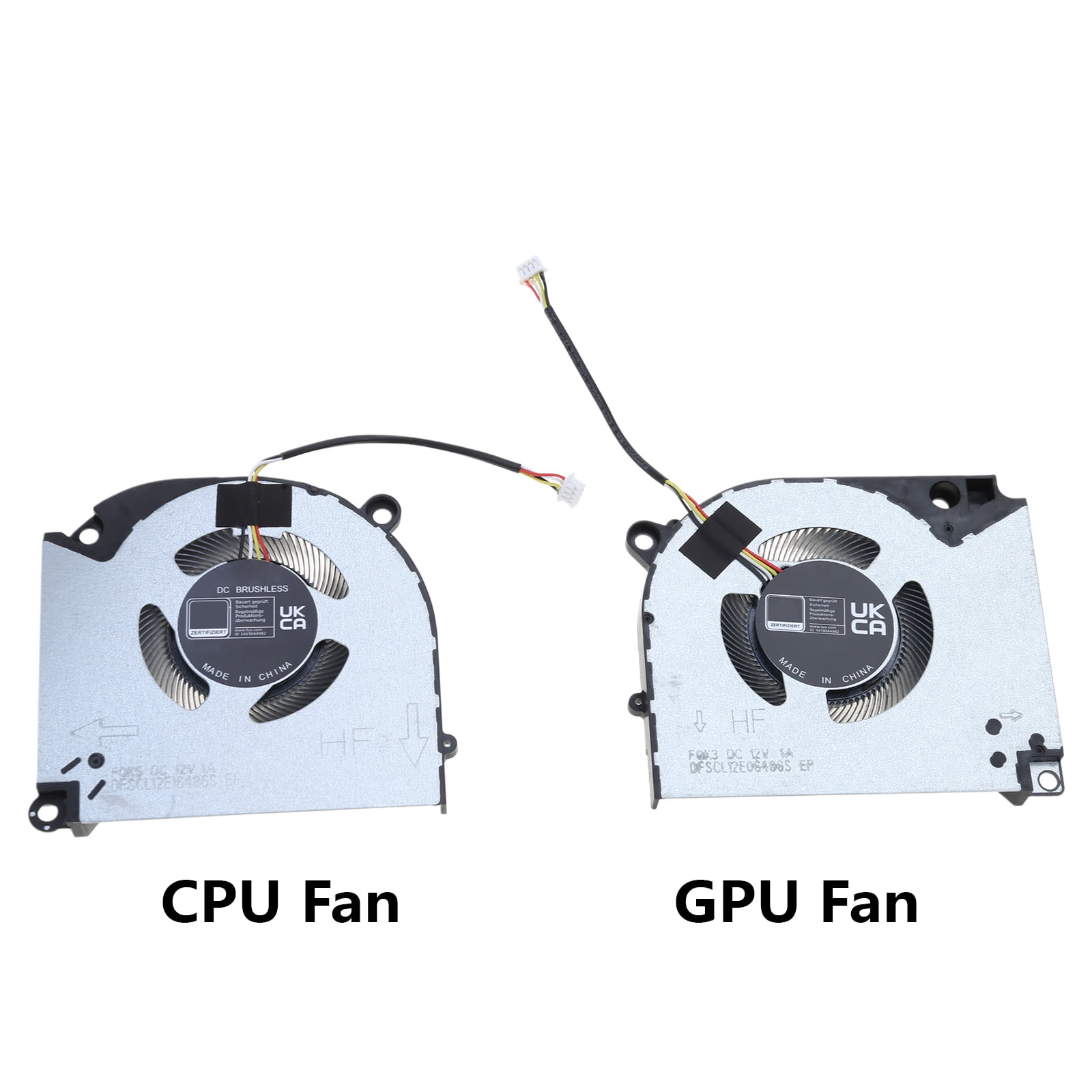 Acahhotxx Cooling Fan, Laptops CPU GPU Cooling Fan Coolers Radiators for COLORFULB X15 AT / X15 XS22 / X17 AT DC5V 0.5A CPU GPU Fan