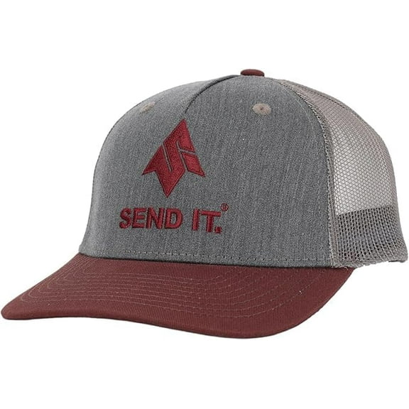 Send It. Icon Classic Trucker Hat Grey