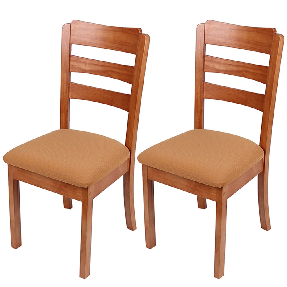 Chair Seat Covers,Miuline 2pcs Stretch Dining Room Chair Seat Covers Kitchen Chair Seat Cushion
