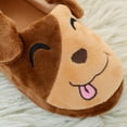 thumbnail image 6 of Shldybc Toddler Cute Slippers Plush Warm Slippers for Girls Boys Kids Toddlers Winter Lined Indoor Warm Slip On Cute House Home Shoes Nonslip Indoor Slippers Merry Christmas!, 6 of 9