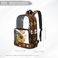 thumbnail image 7 of FKELYI 17 Inch Clear Backpack for Boys & Girls, Kids Backpack See Through Schoolbag Sunflower Highland Cow Print Spacious Bookbag Travel Bags for Elementary Student, 7 of 7