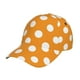 thumbnail image 1 of Fotbe Orange And White Polka Dot Gorro Clásico de Béisbol, Gorra Ajustable con Broche Snapback, Gorro de Exterior de Algodón Suave, 1 of 6
