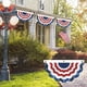thumbnail image 4 of Independence Day Scalloped Flag Star And Stripe Printed Yard Fence Hanging For Indoor And Outdoor Use With Canvas Header And Eyelets, 4 of 6