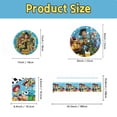 thumbnail image 3 of 41Pcs Toy Story Birthday Party Supplies Set - 10Pcs 7" Paper Plates, 10Pcs 9" Paper Plates, 20Pcs Napkins, 1Pcs Tablecloth for Birthday Party Decorations, 3 of 5
