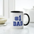 thumbnail image 4 of CafePress - No.1 Dad Mug - 11 oz Ceramic Mug - Novelty Coffee Tea Cup, 4 of 4