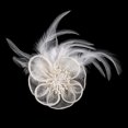 thumbnail image 4 of Phenovo de novia de plumas de flores broche de pinza para el pelo Hugo Pluma pinza de pelo, 4 of 5