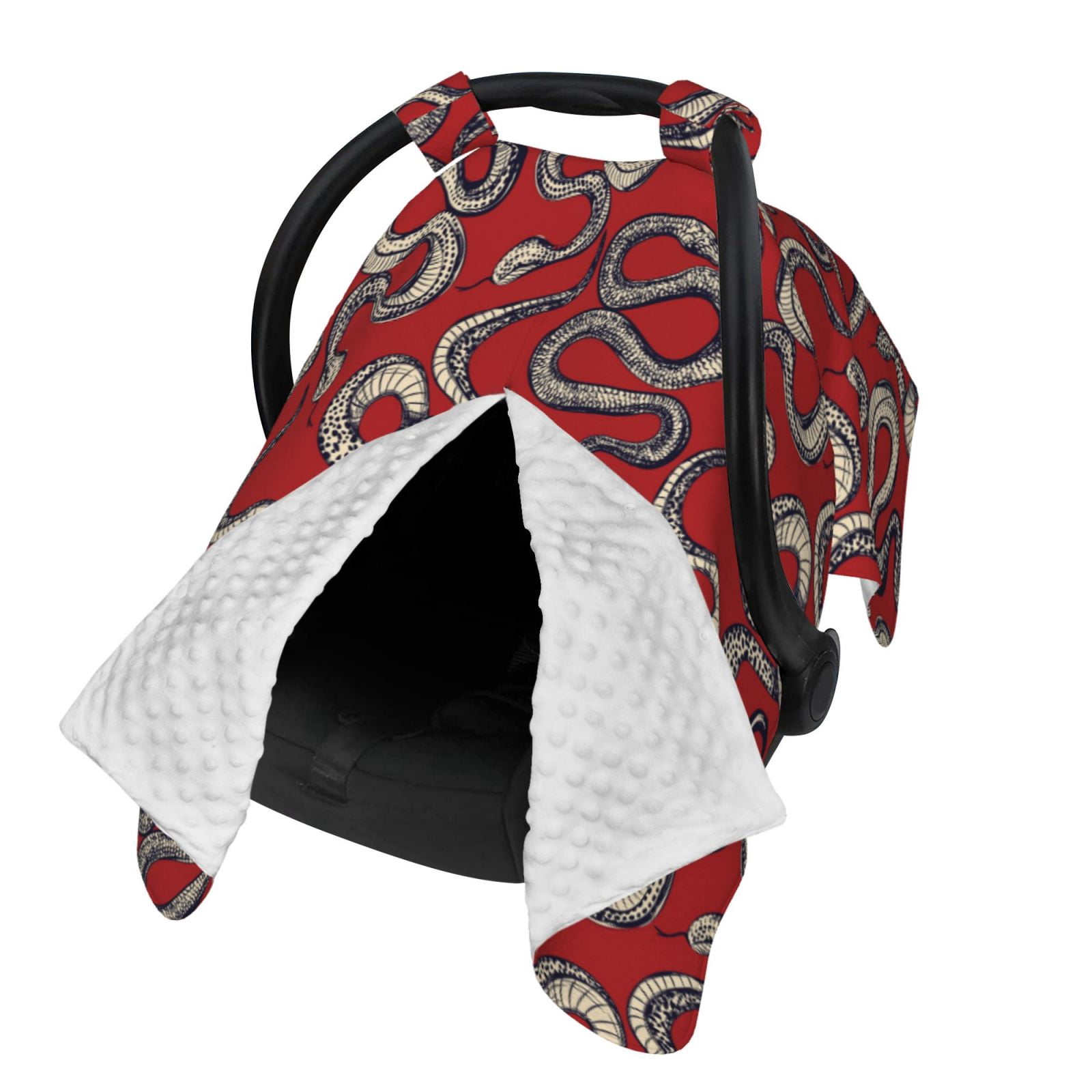 Naloa Snake Baby Car Seat Cover, Breathable Baby Carrier Cover, Multiuse Baby Carrier Cover & Nursing Breastfeeding Cover